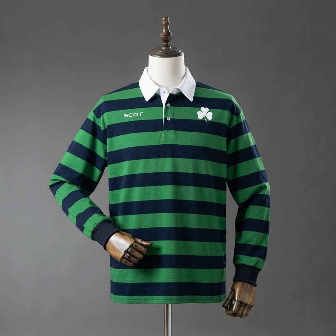 CELTIC TERRACE STRIPE POLO