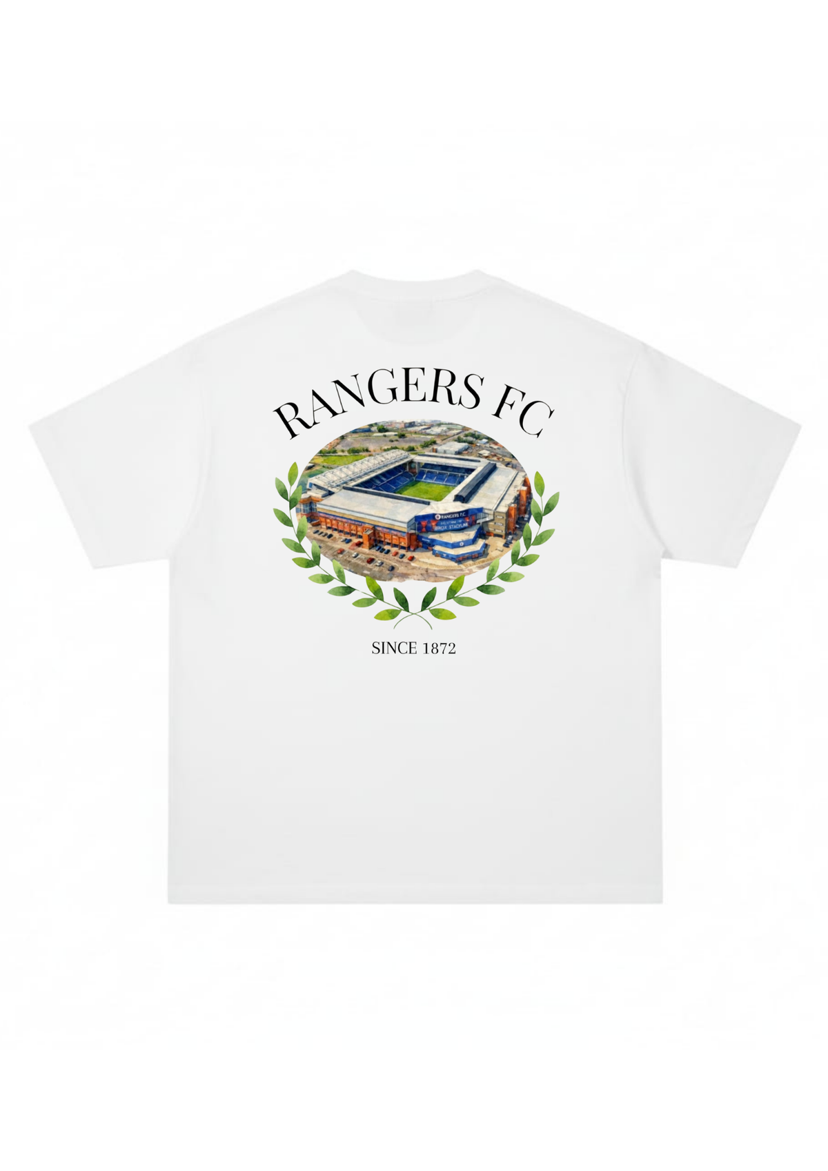 The Rangers FC "Ibrox: Since 1872" White (Oversized)