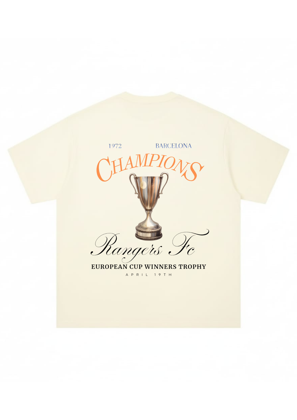 The Rangers FC "Champions: April 19th" Off-White (Oversized)