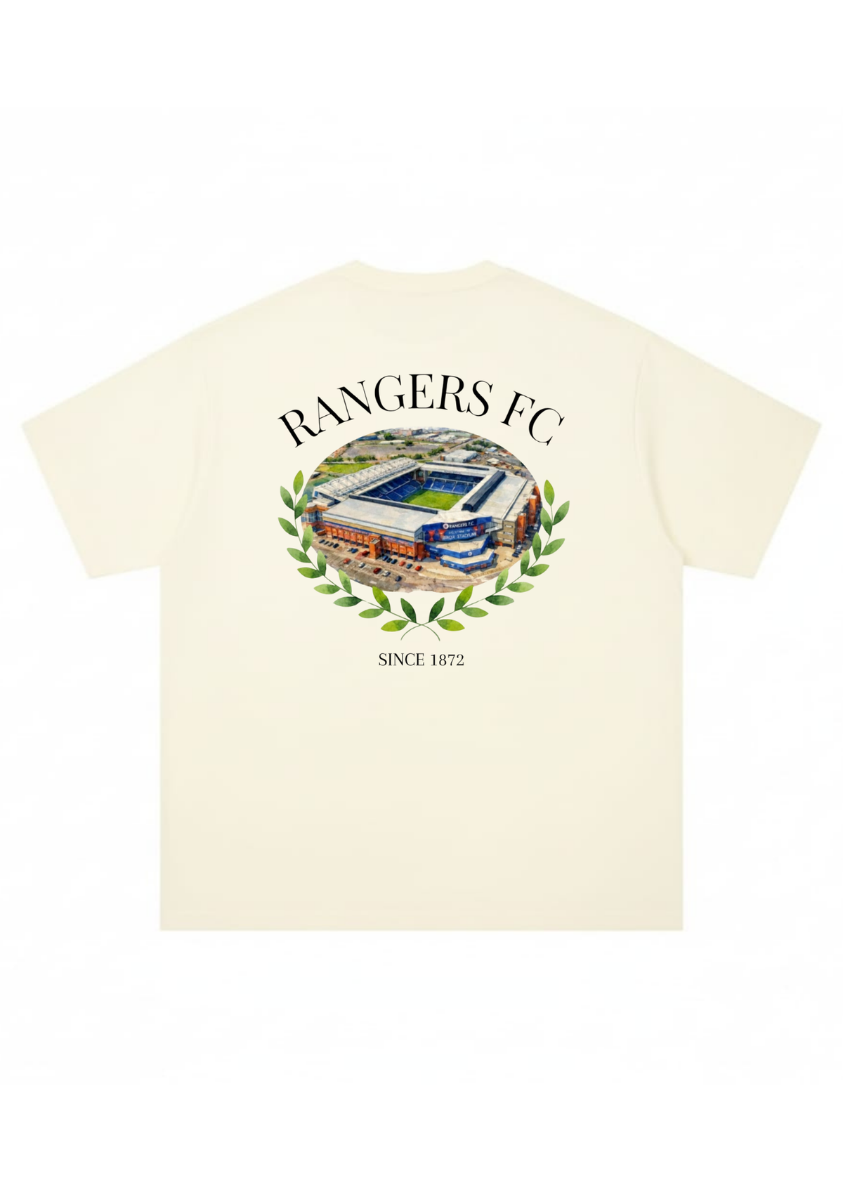 The Rangers FC "Ibrox: Since 1872" Off-White (Oversized)