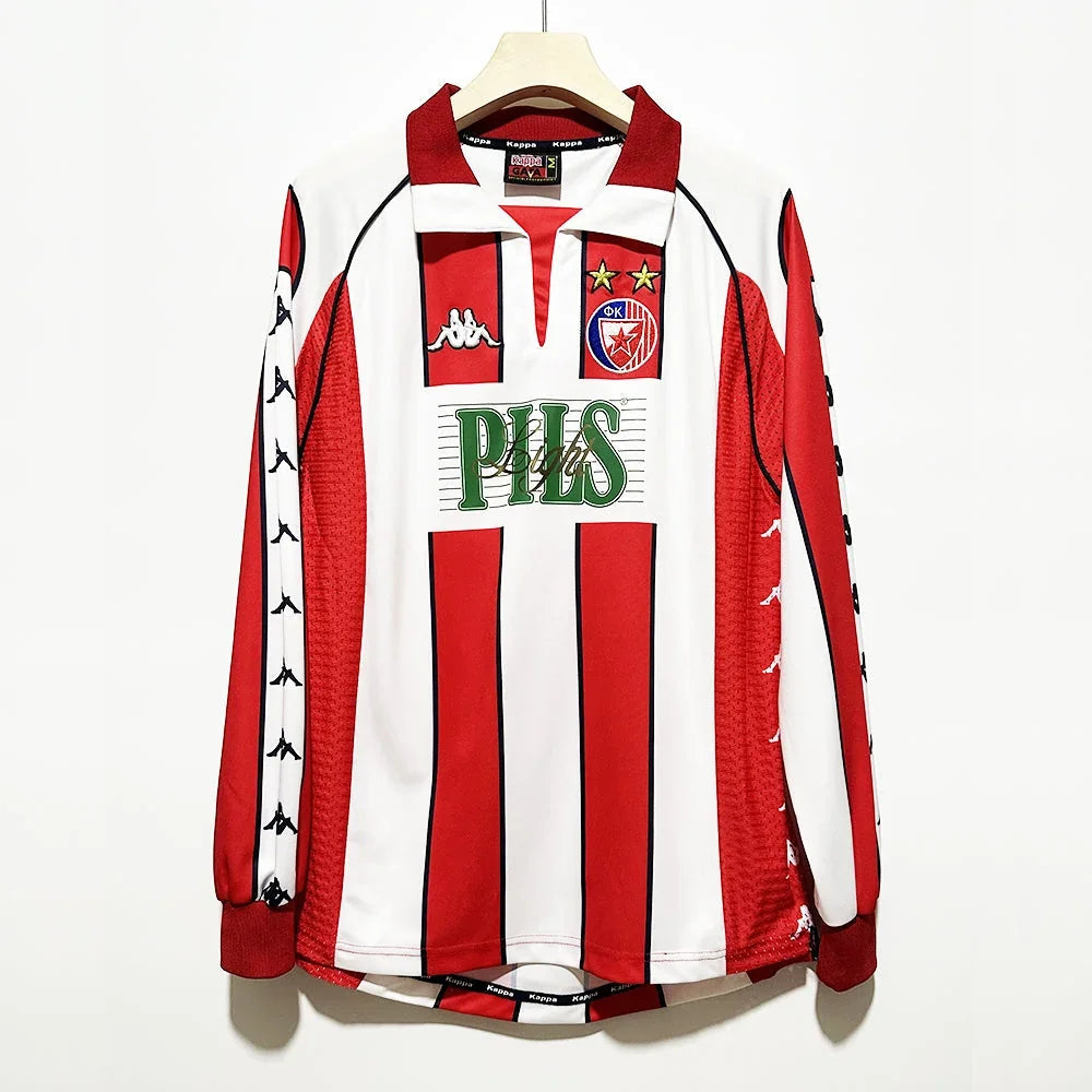 RED STAR BELGRADE HOME 2000/01 LONG-SLEEVE MAN (RETRO)